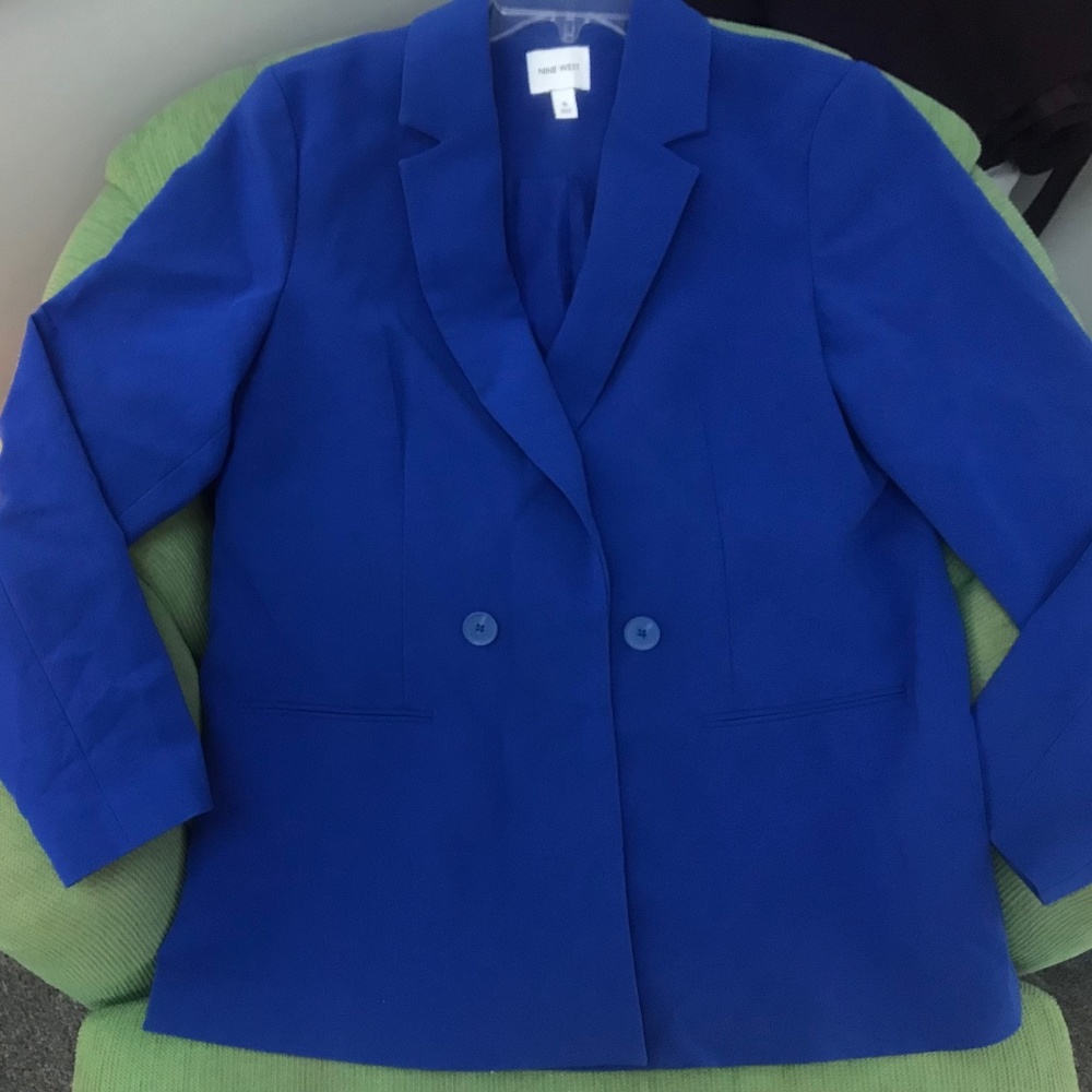 Beautiful Nine West Blue Blazer sz 16